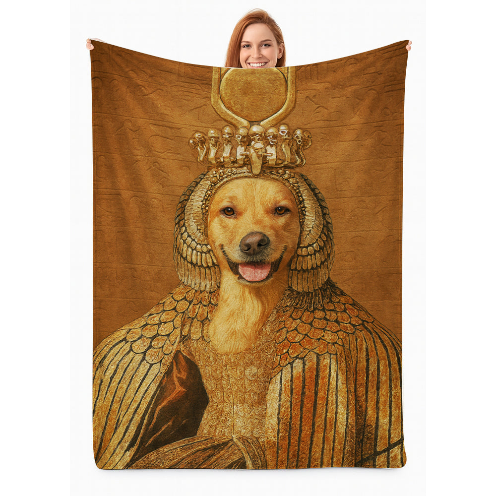 Custom Photo Cleopawtra Dog BlanketGift For Dog Lovers