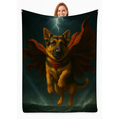 Custom Photo Dog Hero Canvas