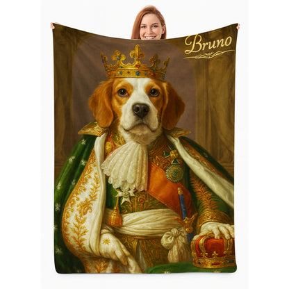 Custom Photo Napoleon Dog BlanketGift For Dog Lovers
