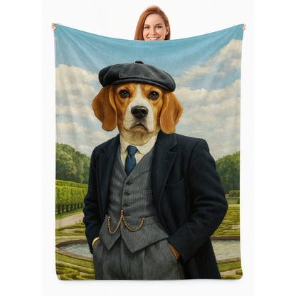 Custom Photo Pawky Blinder Dog Canvas