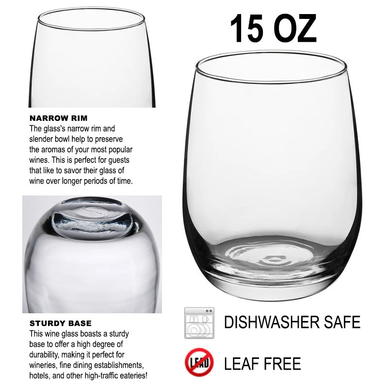 TNG119.1 Personalized Monogram Steamless Wine Glass | Wedding Bridesmaids Wine Glass | Engraved Wine Glass