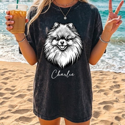 Custom Photo Dog Unisex T-Shirt, Personalized Pet Wash Shirt THUC99