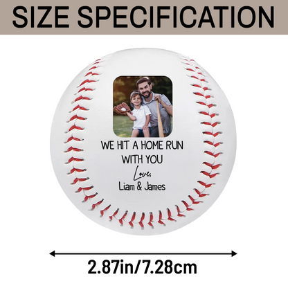 Custom Photo Baseballl Gift | Personalized Baseball Gift | Baseball Lover Gift | Gift For Kid TNBA030