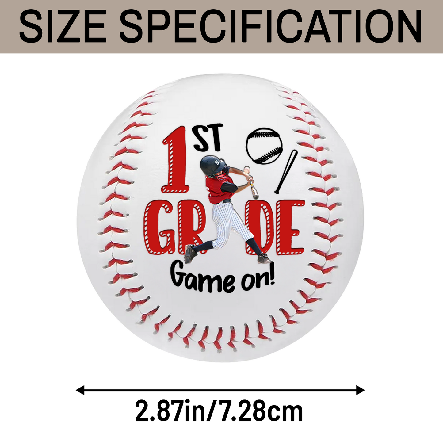 Custom Photo Baseball Graduation Gift | Personalized Graduate Senior High School | Baseball Lover Gift TNBA026