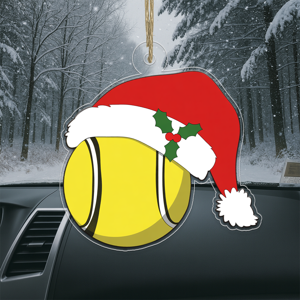 Personalized Tennis Santa