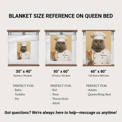 Custom Photo Cat Chef For Cat Lover