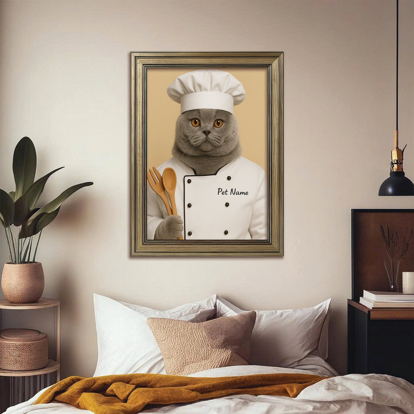 Custom Photo Cat Chef For Cat Lover