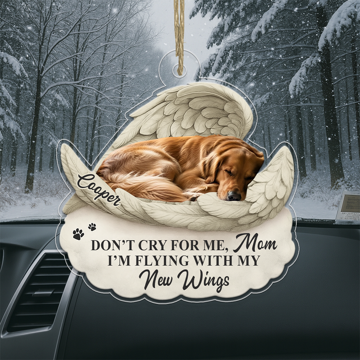 Personalized Pet Christmas Memorial Sympathy Gifts For Dogs, Cats