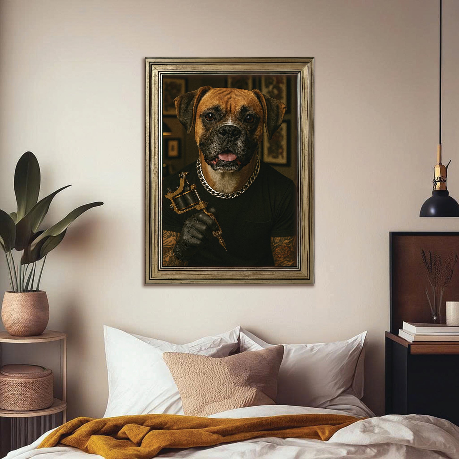 Custom Photo Tatoo Artist Dog Gift For Dog Lovers