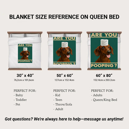 Custom Photo Funny Dog In Bathroom Canvas