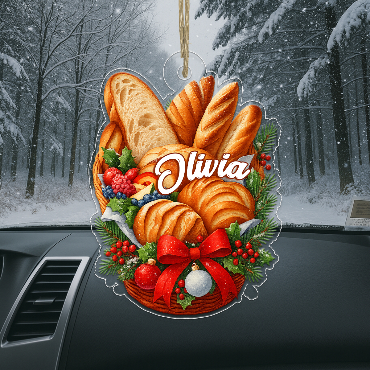 Custom Name Bread Christmas