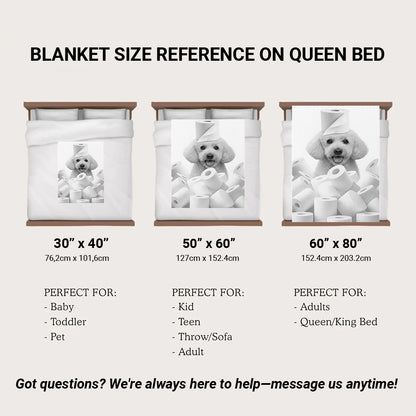 Custom Photo Dog Bathroom Canvas