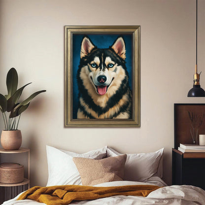 Custom Dog Deep Blue