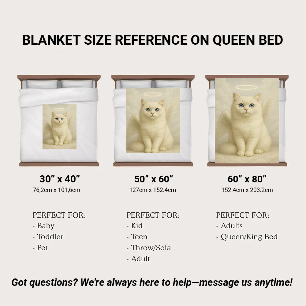 Custom Photo Cat Angel In Heaven _ Gifts For Cat Lovers