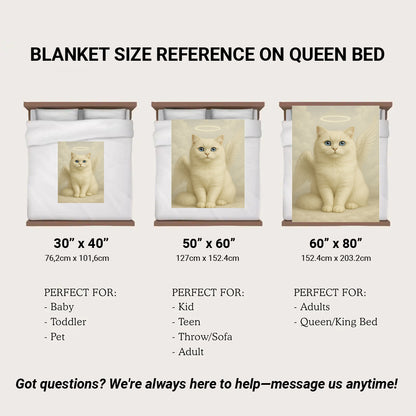 Custom Photo Cat Angel In Heaven _ Gifts For Cat Lovers