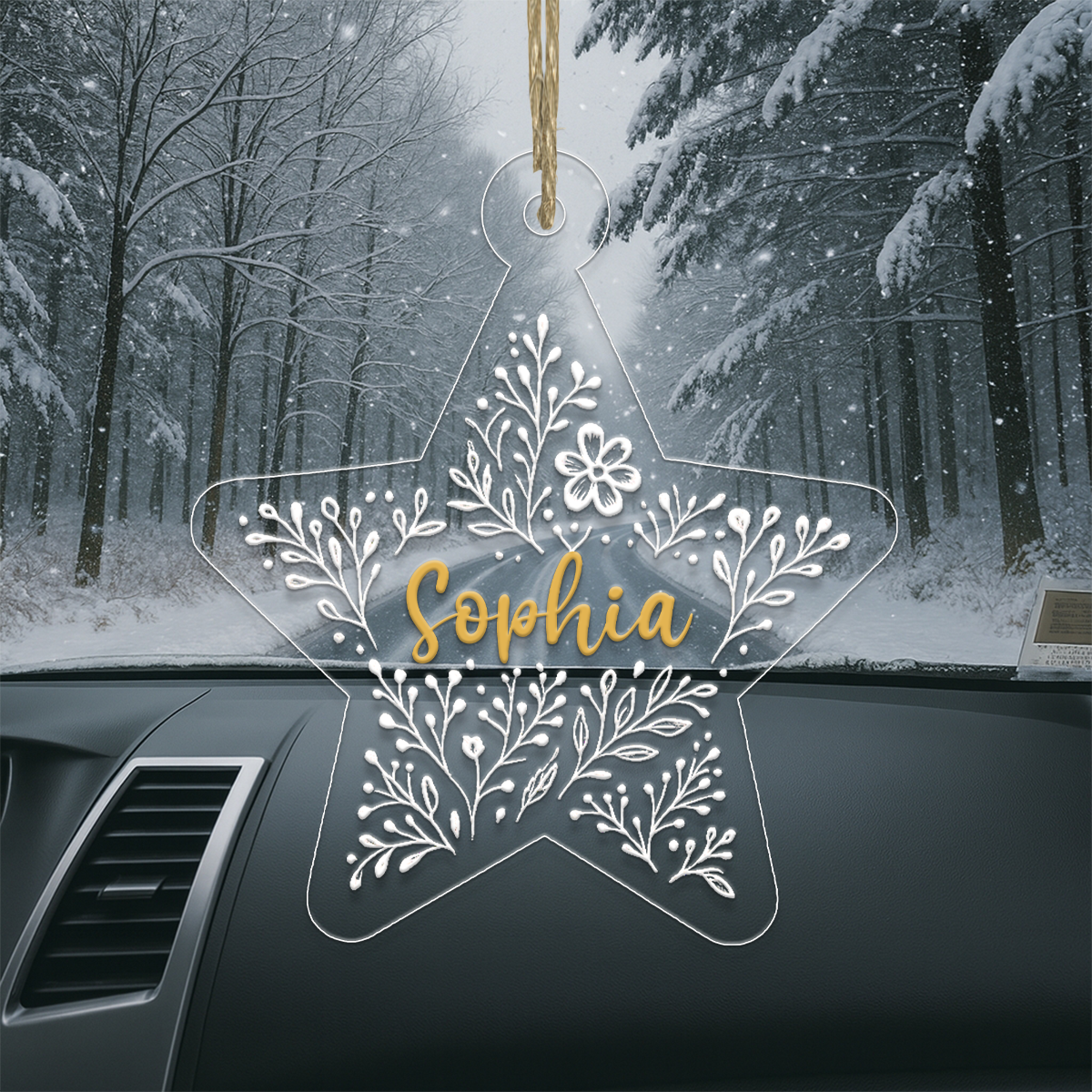 Personalized Star Shaped Christmas