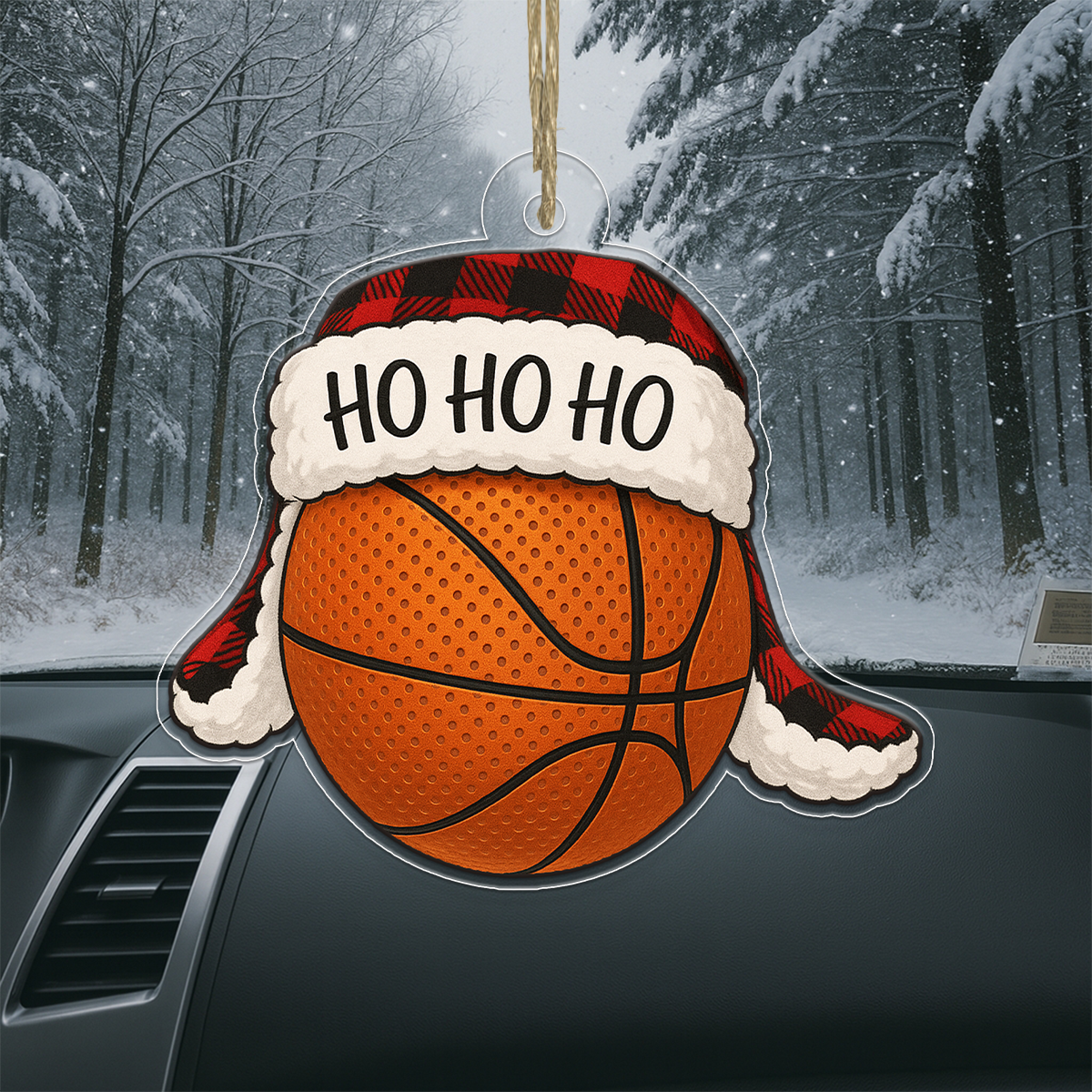 Personalized Basketball Santa