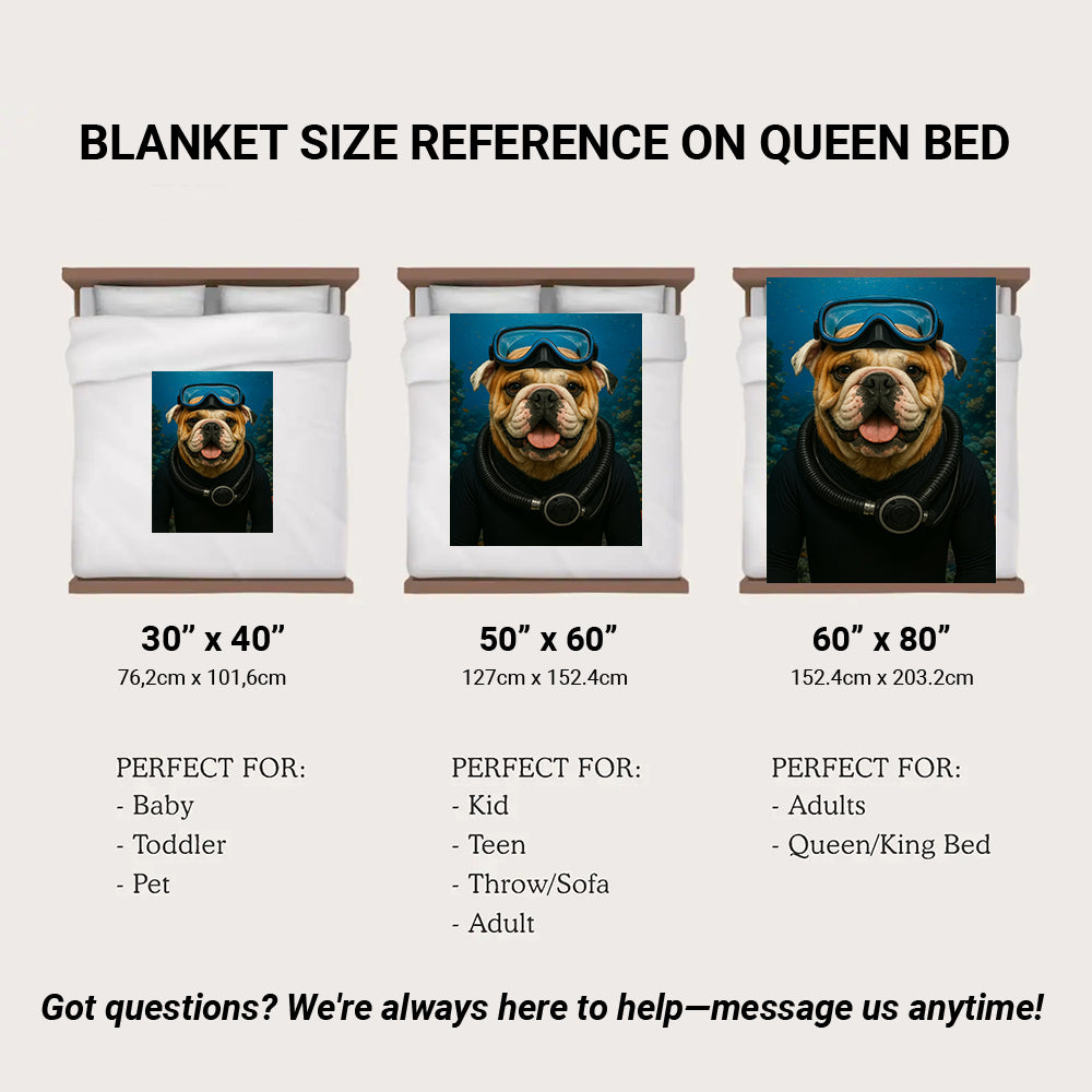 Custom Photo Scuba Diving Dog Gift For Dog Lovers