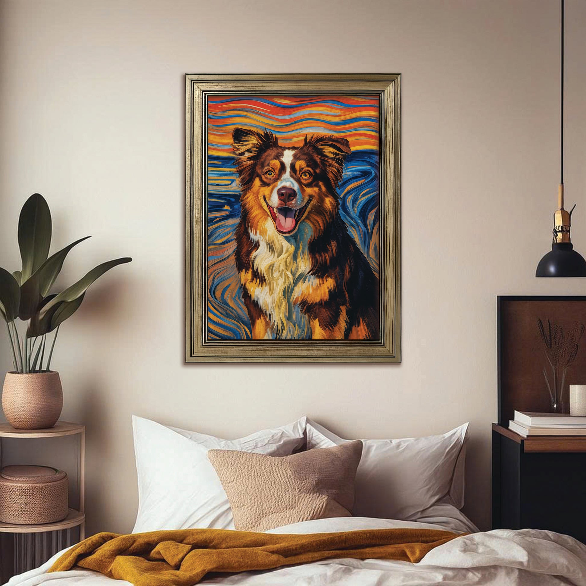 CustomDog Portrait Expressionist Art