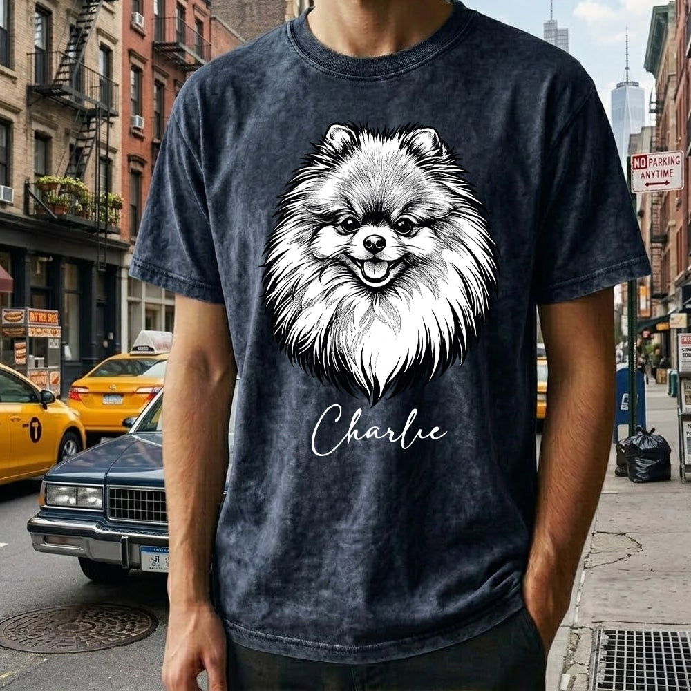 Custom Photo Dog Unisex T-Shirt, Personalized Pet Wash Shirt THUC99