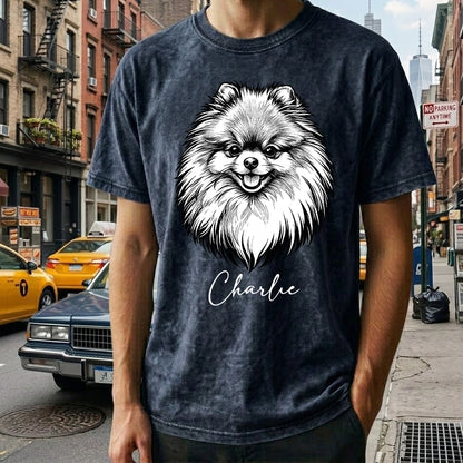 Custom Photo Dog Unisex T-Shirt, Personalized Pet Wash Shirt THUC99