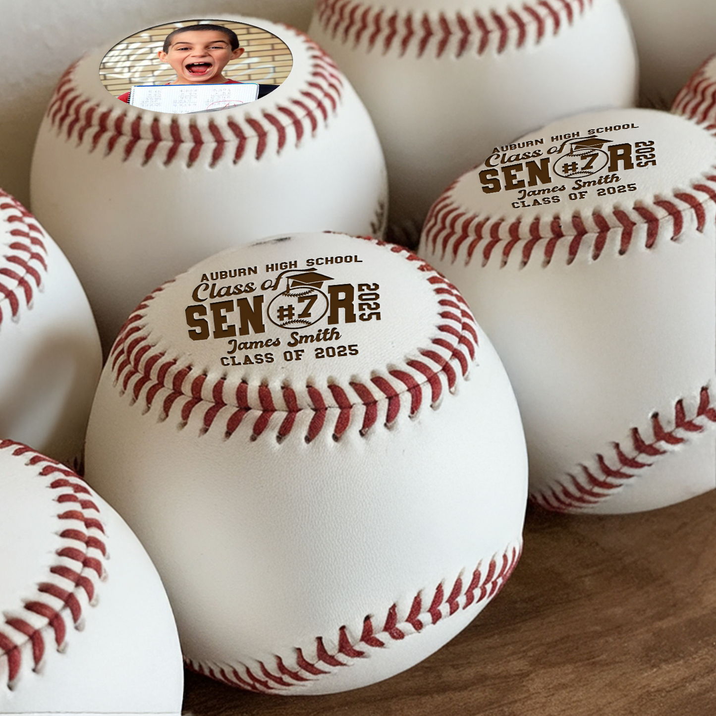 Custom Photo Baseball Graduation Gift | Personalized Graduate Senior High School | Baseball Lover Gift | Graduation Gift