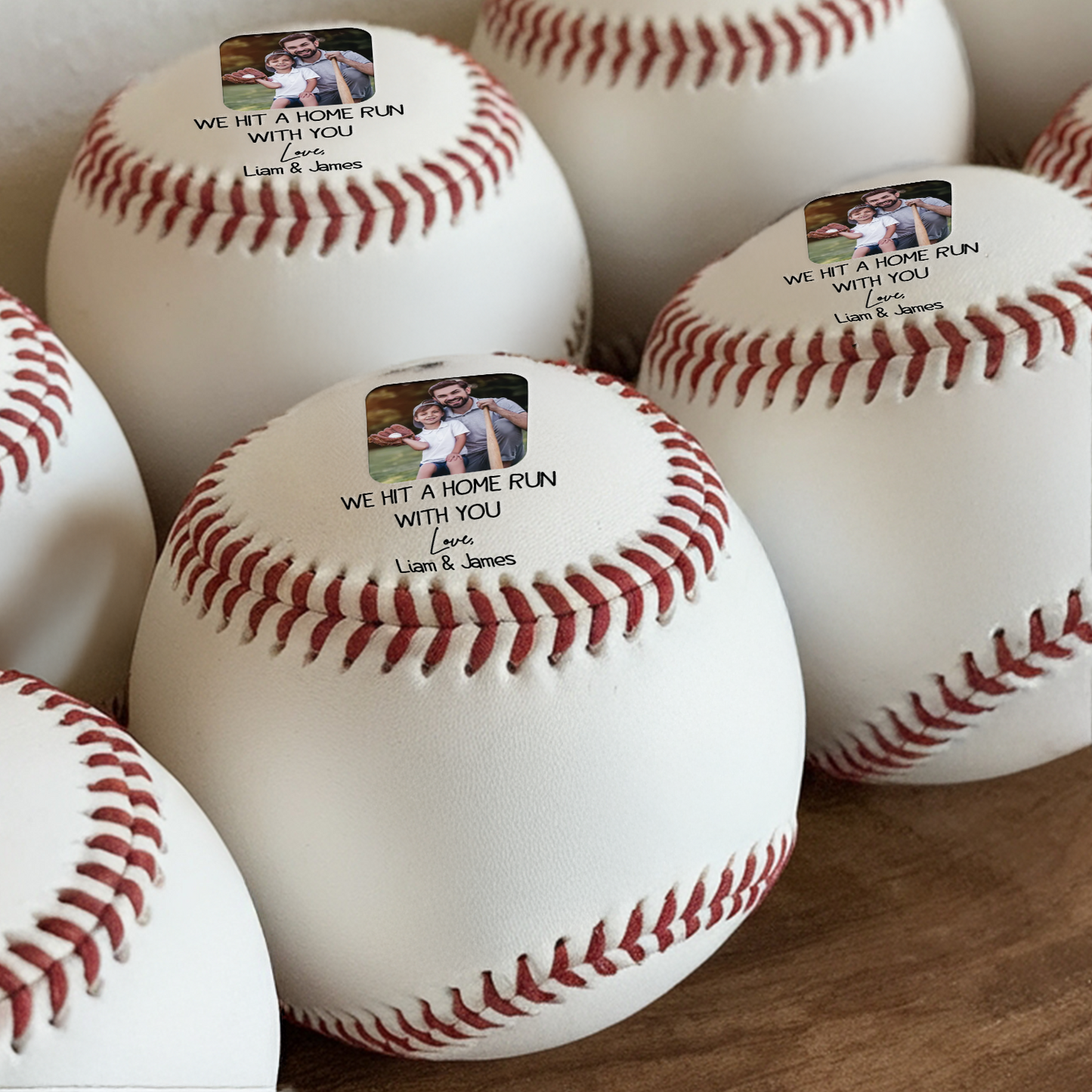 Custom Photo Baseballl Gift | Personalized Baseball Gift | Baseball Lover Gift | Gift For Kid TNBA030