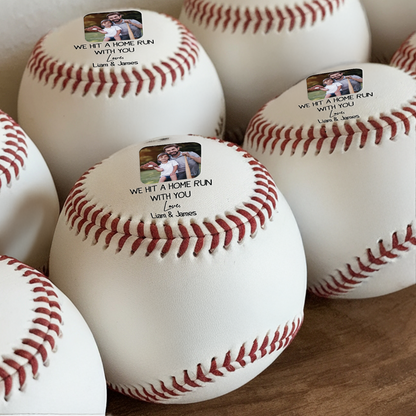 Custom Photo Baseballl Gift | Personalized Baseball Gift | Baseball Lover Gift | Gift For Kid TNBA030