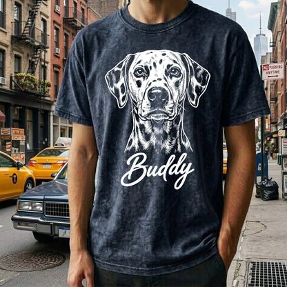 Custom Photo Dog Wash Shirt, Personalized Pet Unisex T-Shirt, Custom Dog Portrait Shirt Gift For Dog Lover THUC99