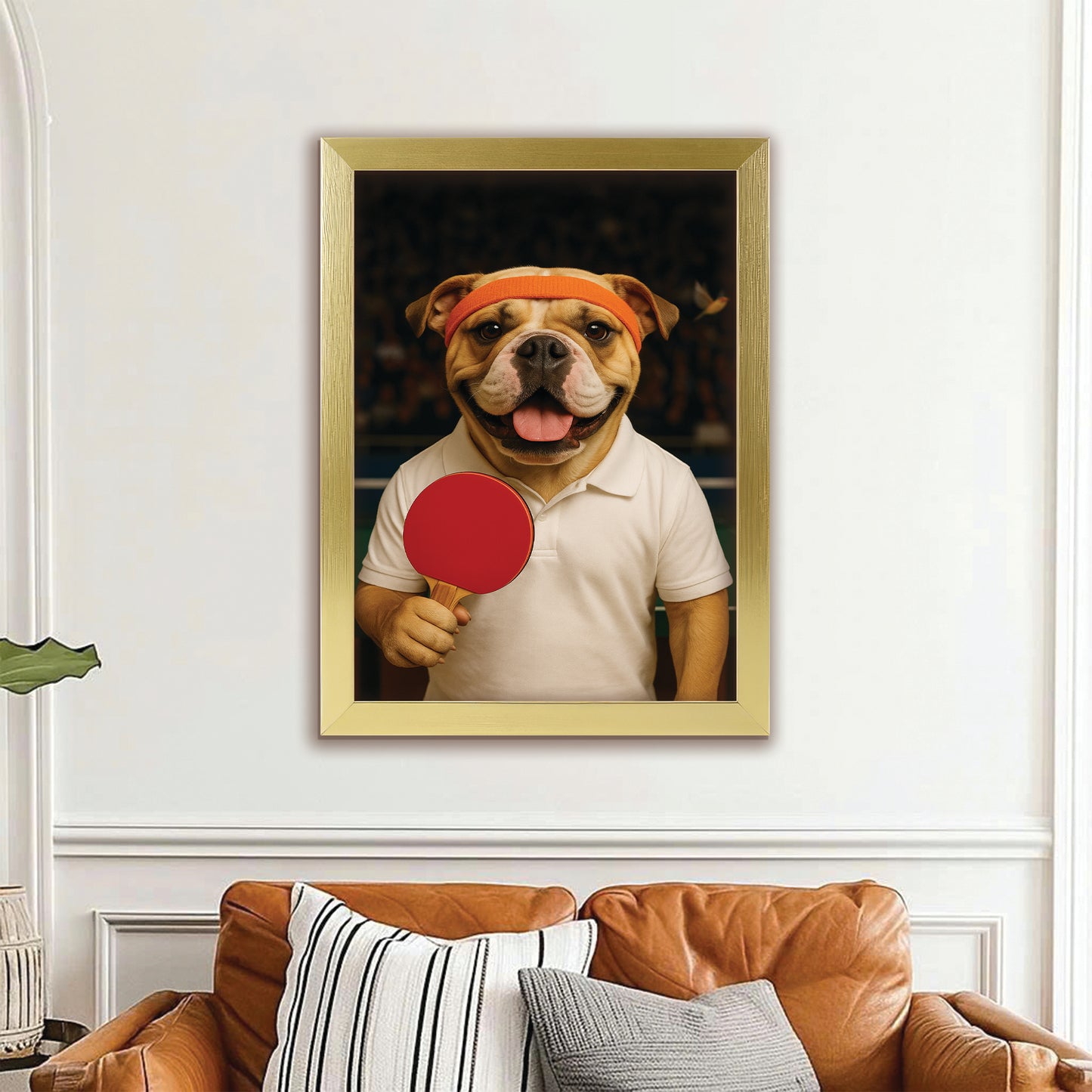 Custom Photo Table Tennis Dog Gift For Dog Lovers