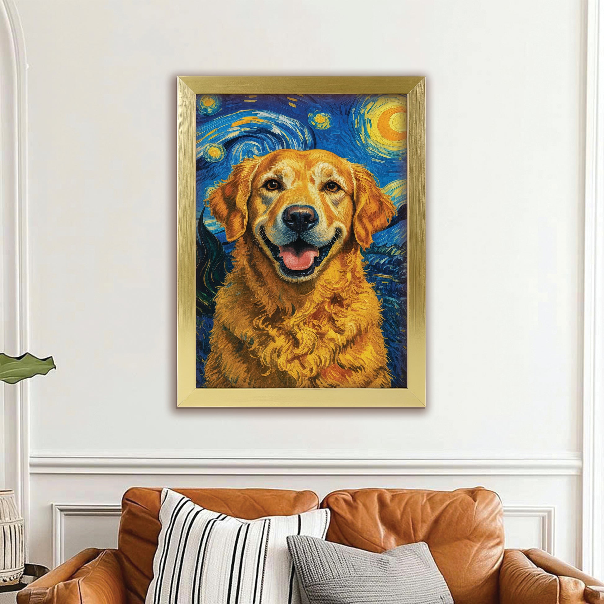 Custom Photo Dog Starry Night