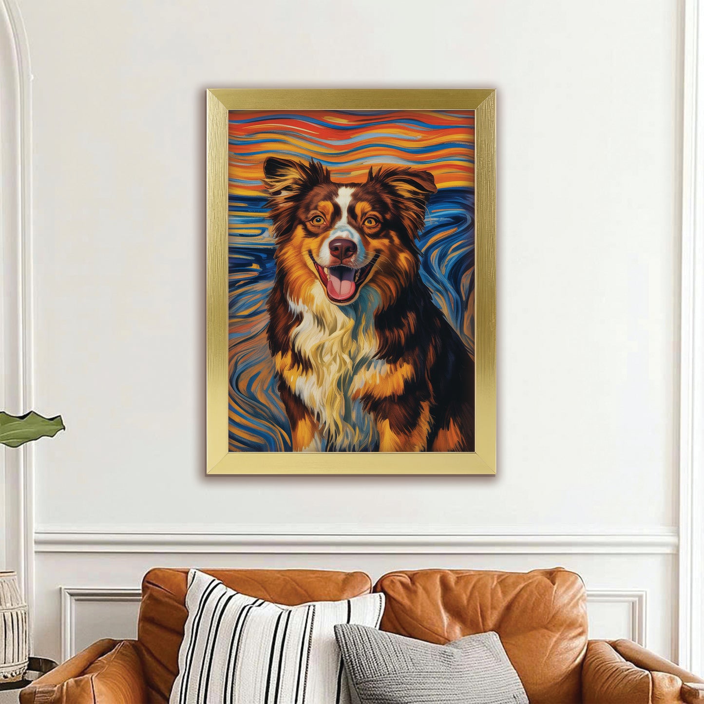 CustomDog Portrait Expressionist Art
