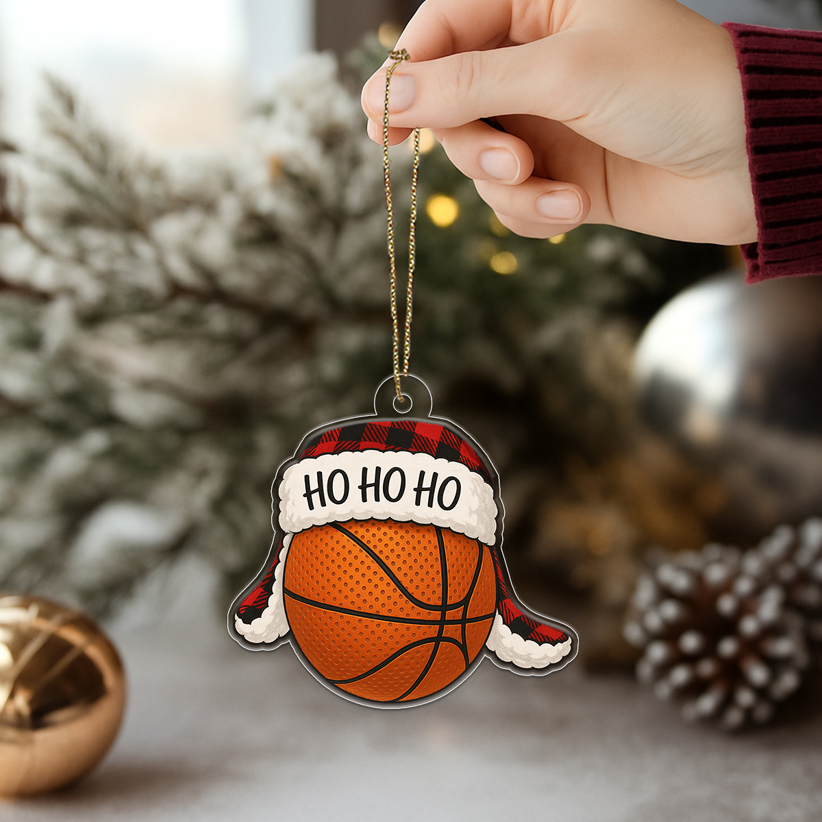 Personalized Basketball Santa