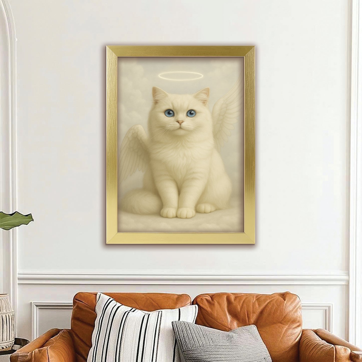 Custom Photo Cat Angel In Heaven _ Gifts For Cat Lovers