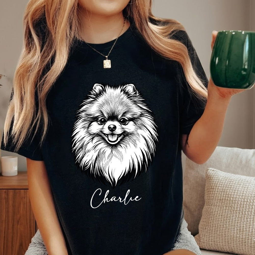 Custom Photo Dog Unisex T-Shirt, Personalized Pet Wash Shirt THUC99