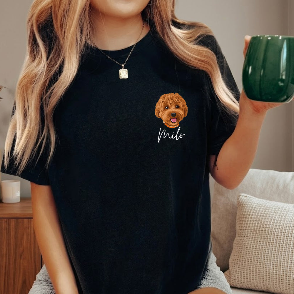 Custom Photo Dog Unisex T-Shirt, Personalized Pet Wash Shirt THUC99