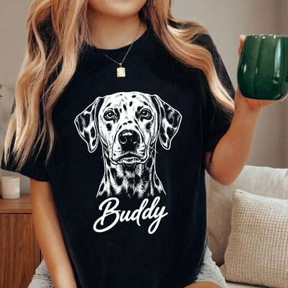 Custom Photo Dog Wash Shirt, Personalized Pet Unisex T-Shirt, Custom Dog Portrait Shirt Gift For Dog Lover THUC99