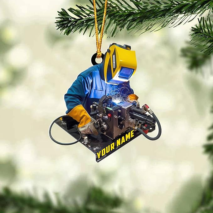 Custom Welder Style 06 Christmas Ornament