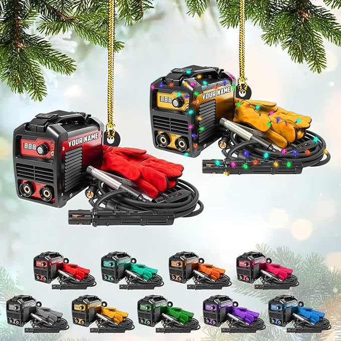 Custom Welder Tool 06 Christmas Ornament
