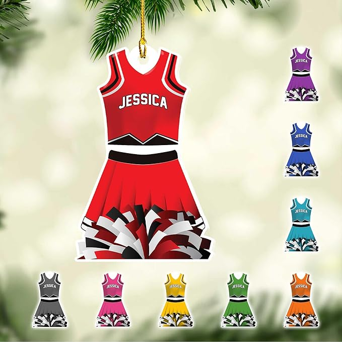 Custom Cheerleaders Style 03 Christmas Ornament