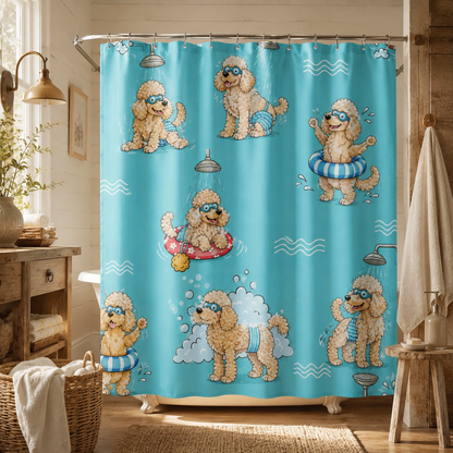Custom Photo Dog Shower Curtain | Gift For Dog Lovers