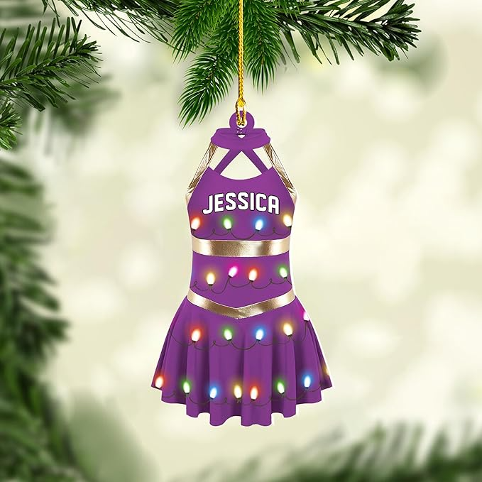 Custom Cheerleaders Style 08 Christmas Ornament