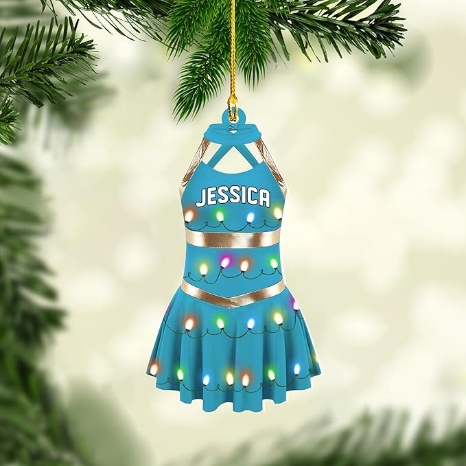 Custom Cheerleaders Style 08 Christmas Ornament