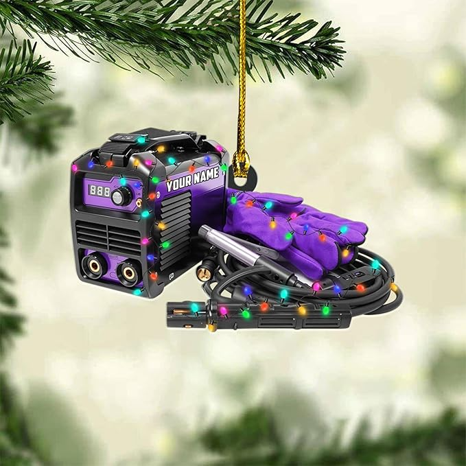 Custom Welder Tool 06 Christmas Ornament