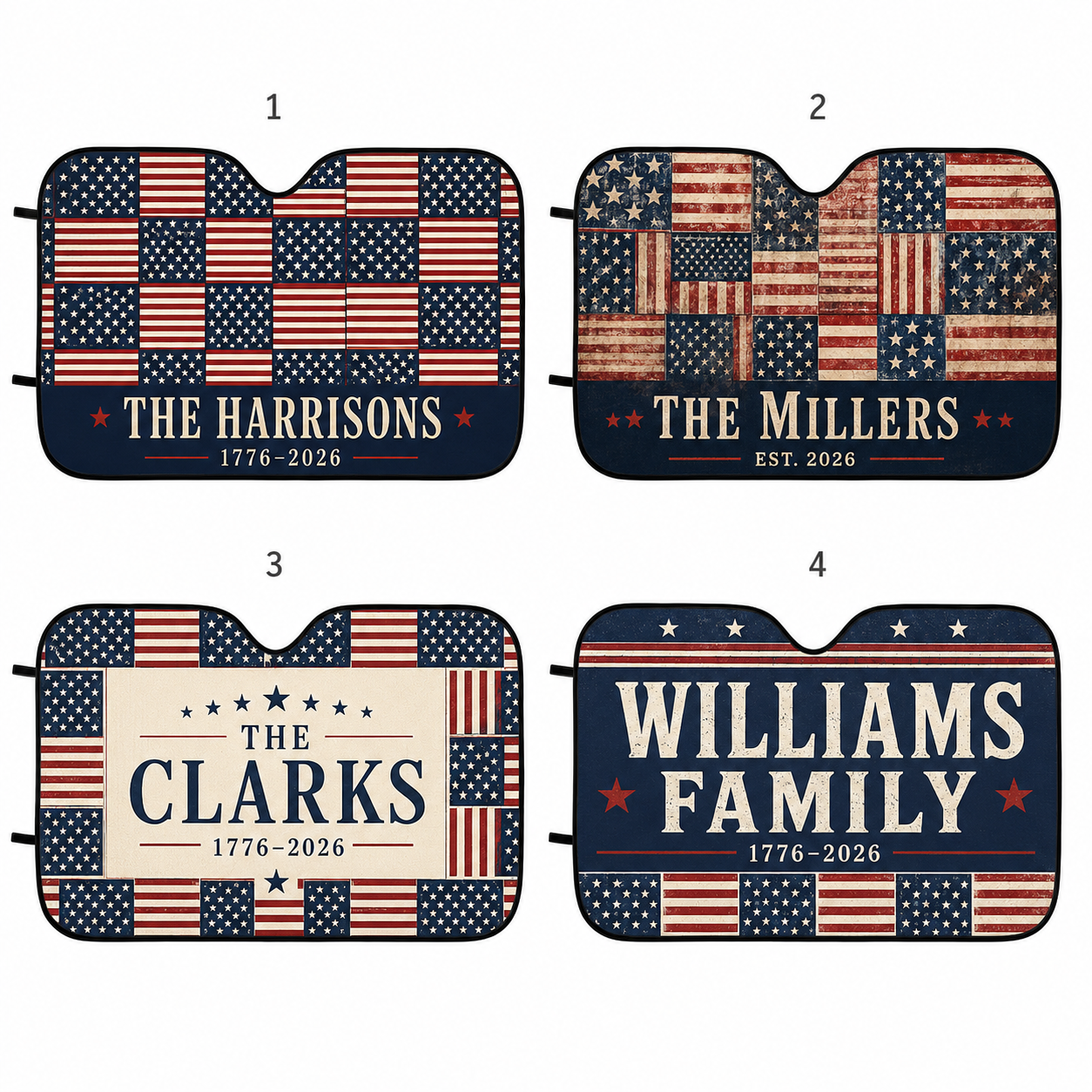Personalized Dad Car Windshield Sun Shade, Custom Car Sun Shade for Dad, Gift For Dad TOM99