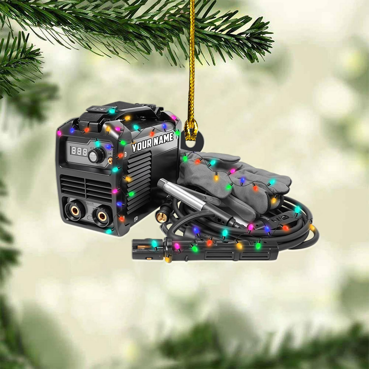 Custom Welder Tool 06 Christmas Ornament