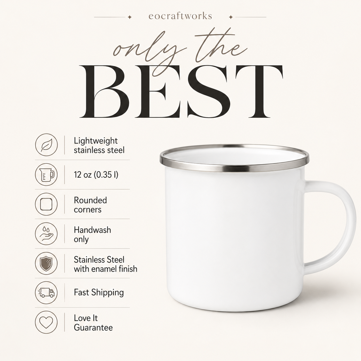 Custom Photo Dog Camping Mug | Gift For Dog Lovers Pa99