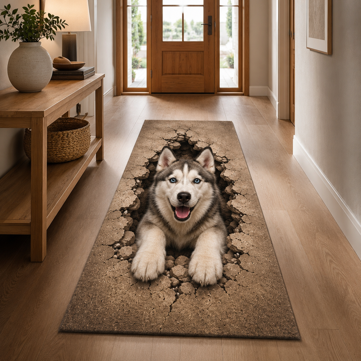 Custom Photo Dog Area Rug | Gift For Dog Lovers