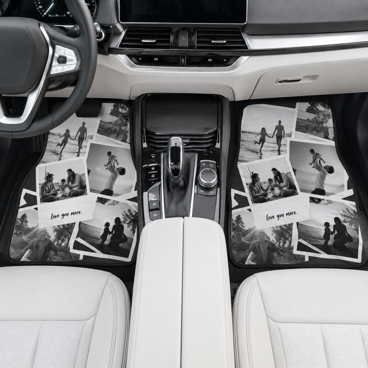 Personalized Dad Memories Flannel Car Floor Mats, Custom Dad Floor Mats, Gift For Dad TOM99