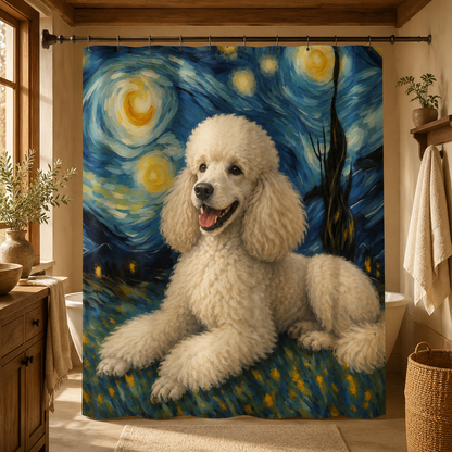 Custom Photo Dog Shower Curtain | Gift For Dog Lovers
